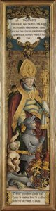 San Martín de Tours con Gottfried Werner von Zimmern y un mendigo