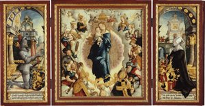 El retablo de Wildenstein abierto
