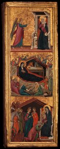 Santos y escenas de la vida de la Virgen, ca. 1320 de Master of Monte Oliveto