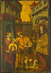 La decapitación de San Juan Bautista de Master of Palanquinos
