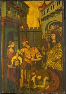 La Decapitación de San Juan Bautista de Master of Palanquinos