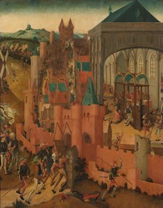El asedio de Rhenen
La toma de Rhenen por Juan II de Cleve en 1499 de Master of Rhenen
