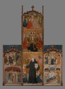 Retablo de los santos Atanasio, Blas y Águeda, 1440-45 de Master of Riglos
