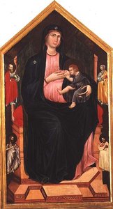 Madonna y Niño con santos de Master of San Gaggio