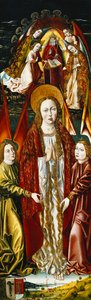 La Asunción de la Magdalena; y La Anunciación de Master of Santa Maria de la
