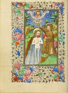 El Bautismo de Cristo de Master of Sir John Fastolf