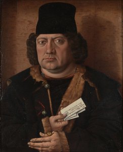 Retrato de Alexander Mornauer, ca 1464-1488 de Master of The Mornauer Portrait