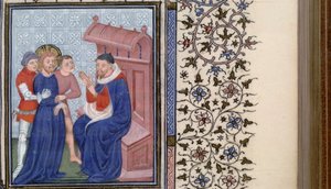 Cristo ante Pilato Libro de Horas de Master of Troyes