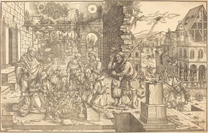 La adoración de los pastores de Master of the Adoration of