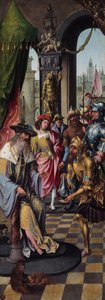 El rey David recibiendo el agua de la cisterna de Belén, 1515-1520