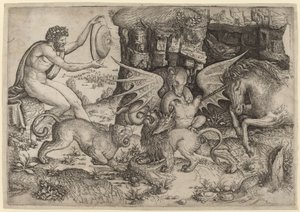 Tema Alegórico: Combate de Animales
