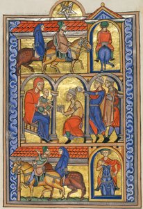 Adoración de los Magos de Master of the Berthold Sacramentary