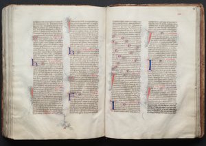 El Misal de Gotha: Fol. 130v, Texto, c. 1375