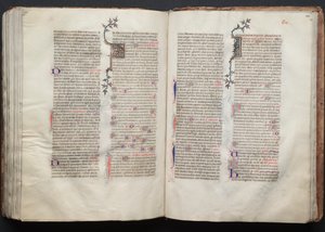 El Misal de Gotha: Fol. 135r, Texto de Master of the Boqueteaux