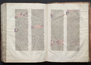 El misal de Gotha: Fol. 151r, Texto, c. 1375 de Master of the Boqueteaux