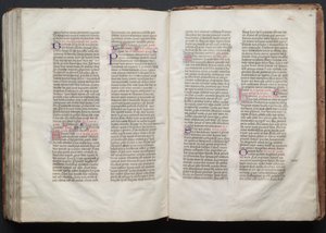 El Misal de Gotha: Fol. 153r, Texto de Master of the Boqueteaux