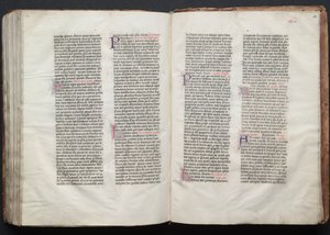 El misal de Gotha: Fol. 155r, Texto de Master of the Boqueteaux