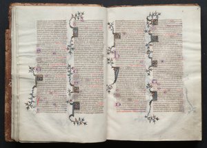 El Misal de Gotha: Fol. 15r, Texto de Master of the Boqueteaux