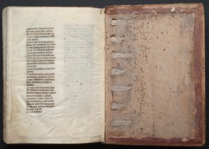 El misal de Gotha: Fol. 164v, Texto, c. 1375 de Master of the Boqueteaux