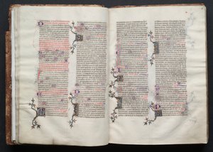 El misal de Gotha: Fol. 25r, Texto de Master of the Boqueteaux