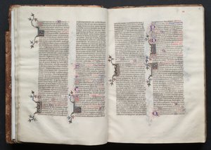 El misal de Gotha: Fol. 26r, Texto, c. 1375 de Master of the Boqueteaux