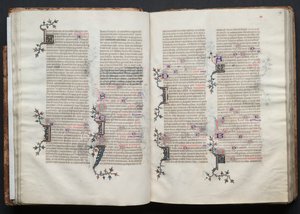 El misal de Gotha: Fol. 29r, Texto de Master of the Boqueteaux