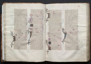 El misal de Gotha: Fol. 34r, Texto, c. 1375 de Master of the Boqueteaux