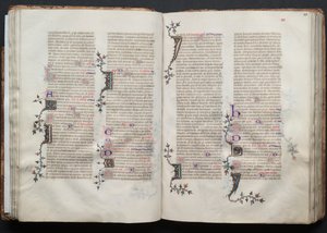 El Misal de Gotha: Fol. 41r, Texto, c. 1375 de Master of the Boqueteaux