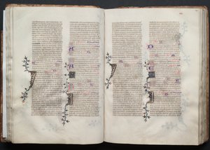 El Misal de Gotha: Fol. 41v, Texto, c. 1375 de Master of the Boqueteaux