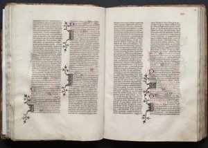 El Misal de Gotha: Fol. 46r, Texto de Master of the Boqueteaux