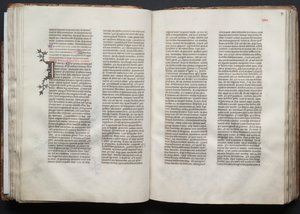 El Misal de Gotha: Fol. 46v, Texto, c. 1375 de Master of the Boqueteaux
