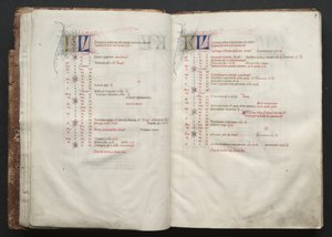 El misal de Gotha: Fol. 7r, Texto, c. 1375 de Master of the Boqueteaux