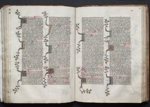 El Misal de Gotha: Fol. 84v, Texto, c. 1375