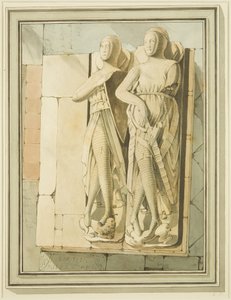 Efigies de dos caballeros, 