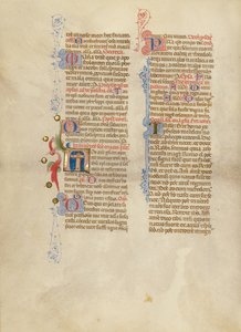 Inicial N: La Cruz de Master of the Brussels Initials