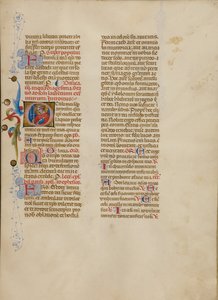 Inicial O: San Lorenzo de Master of the Brussels Initials