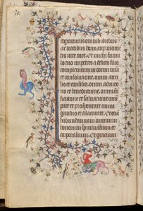 Horas de Carlos el Noble, rey de Navarra (1361-1425): fol. 15v, Texto de Master of the Brussels Initials and Associates