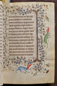 Horas de Carlos el Noble, rey de Navarra (1361-1425): fol. 16r, Texto de Master of the Brussels Initials and Associates