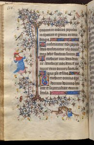 Horas de Carlos el Noble, rey de Navarra (1361-1425): fol. 58v, Texto de Master of the Brussels Initials and Associates