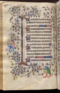 Horas de Carlos el Noble, rey de Navarra (1361-1425): fol. 60v, Texto