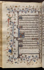 Horas de Carlos el Noble, rey de Navarra (1361-1425): fol. 75v, Texto de Master of the Brussels Initials and Associates