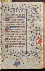 Horas de Carlos el Noble, rey de Navarra (1361-1425): fol. 97r, Texto de Master of the Brussels Initials and Associates