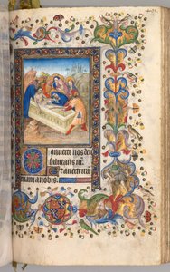 Horas de Carlos el Noble, Rey de Navarra 1361-1425: fol. 197r, Entierro de Cristo, c. 1405