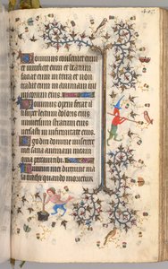 Horas de Carlos el Noble, Rey de Navarra: fol. 198r, Texto de Master of the Brussels Initials and Associates