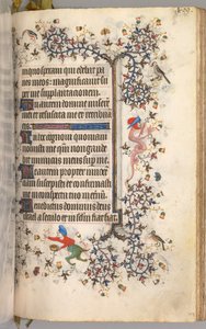 Horas de Carlos el Noble, Rey de Navarra 1361-1425: fol. 199r, Texto, c. 1405
