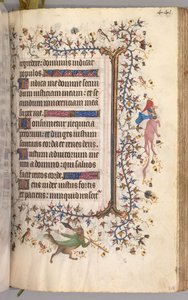 Horas de Carlos el Noble, Rey de Navarra 1361-1425: fol. 215r, Texto de Master of the Brussels Initials and Associates