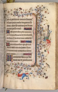 Horas de Carlos el Noble, Rey de Navarra 1361-1425: fol. 218r, Texto, c. 1405 de Master of the Brussels Initials and Associates