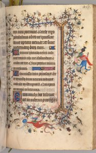 Horas de Carlos el Noble, Rey de Navarra 1361-1425: fol. 227r, Texto, c. 1405 de Master of the Brussels Initials and Associates