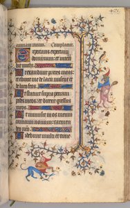 Horas de Carlos el Noble, Rey de Navarra 1361-1425: fol. 230r, Texto