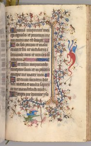 Horas de Carlos el Noble, Rey de Navarra 1361-1425: fol. 240r, Texto, c. 1405 de Master of the Brussels Initials and Associates